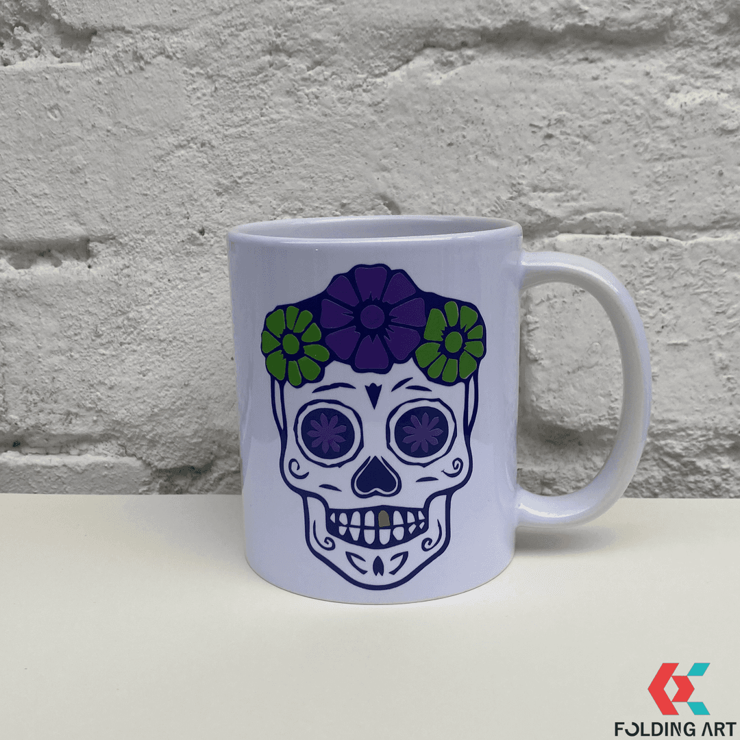 Mug - Mug Tête de Mort Festive